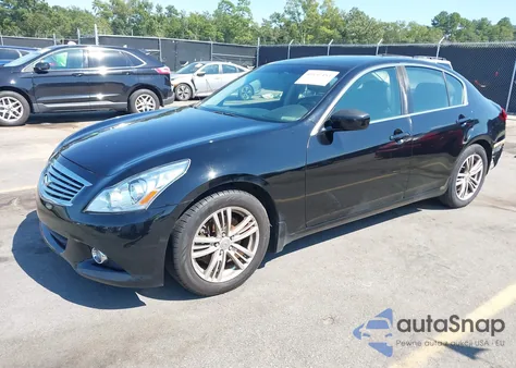 2011 Infiniti G25 Journey z USA, uszkodzony, nr VIN JN1DV6AP6BM603017